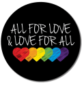 Home 24 Rainbow-themed wedding slogan: All for love and love for all